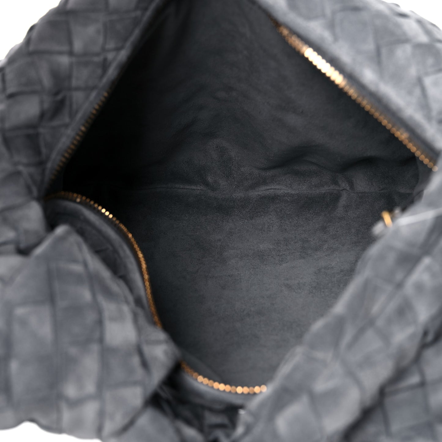 Suede Calfskin Intrecciato Teen Jodie Hobo Thunder