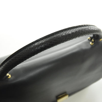 Celine Calfskin and Suede Trapeze Black 8 of 8