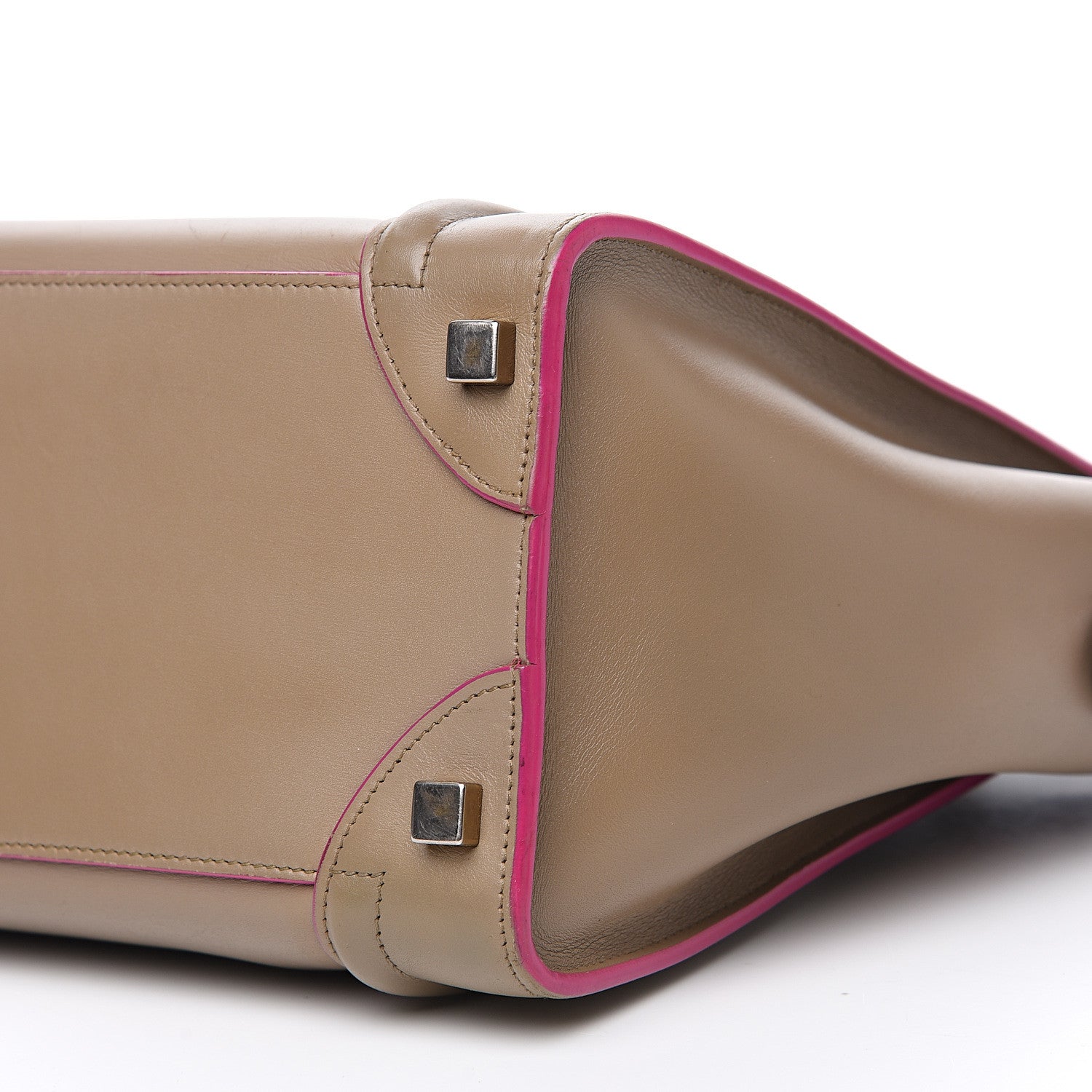 Celine Palmelato Calfskin Micro Luggage Beige 11 of 14