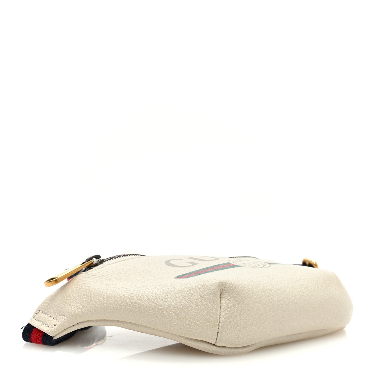 Gucci Grained Calfskin Small Logo Belt Bag White 4 of 11