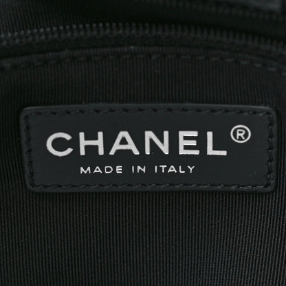 Chanel Calfskin Tall Cerf Tote Black 7 of 11