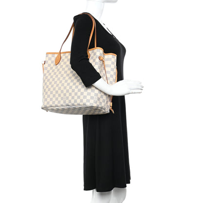 Louis Vuitton Damier Azur Neverfull MM 2 of 25