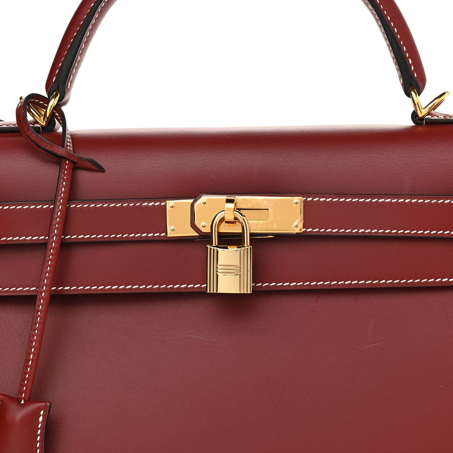 Hermes Chamonix Kelly Sellier 32 Rouge H 8 of 10