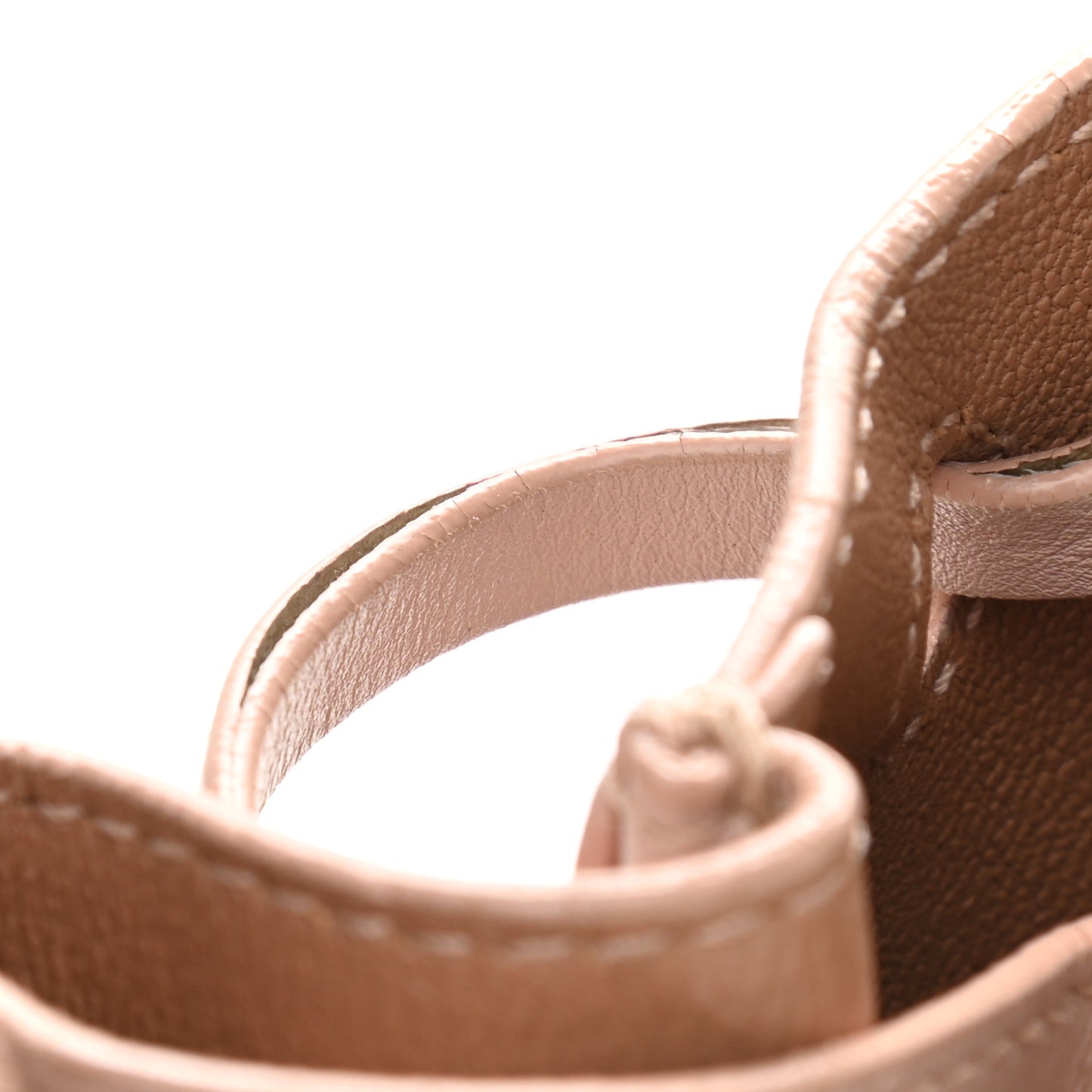 Calfskin Drawstring Shoulder Bag Sable