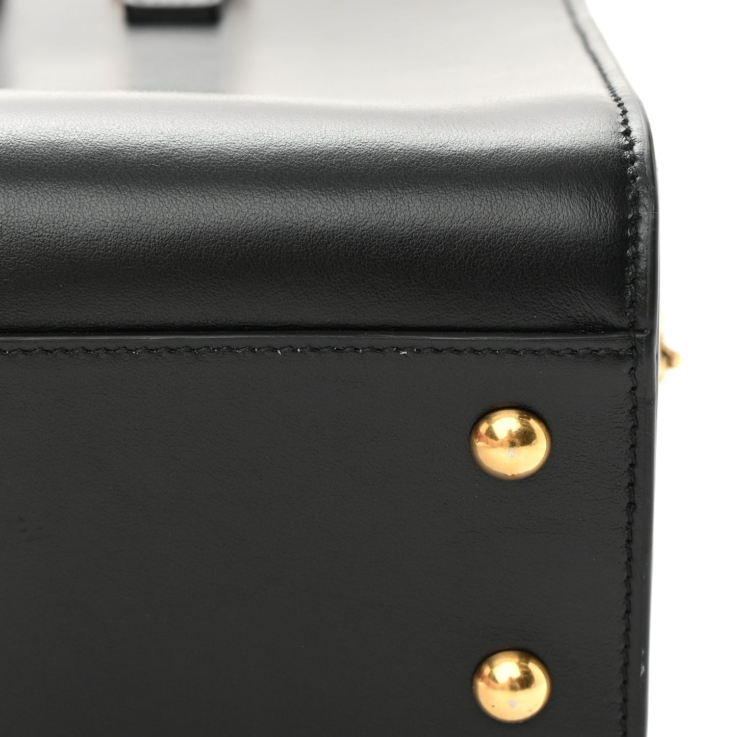 Calfskin Monogram Baby Cabas Black