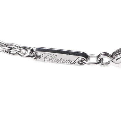 Chopard 18K White Gold Diamond 5 Happy Diamonds Circle Pendant Necklace 5 of 6