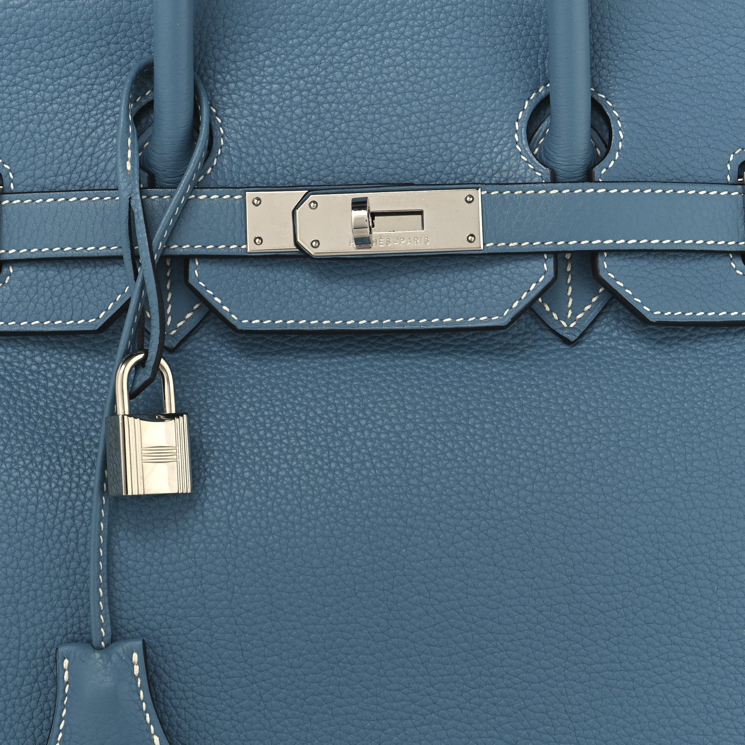 Hermes Togo BIRKIN 35 Blue Jean 7 of 15