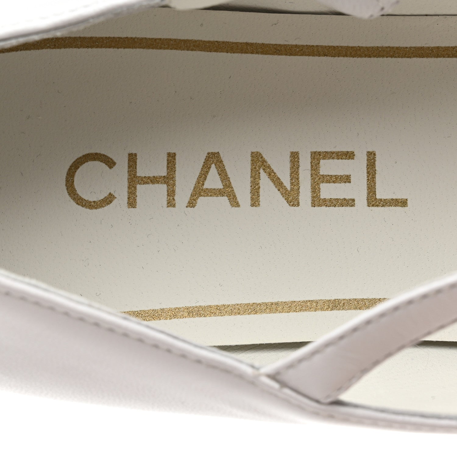 Chanel Patent Lambskin Mary Jane Flats 41 White Black 7 of 8