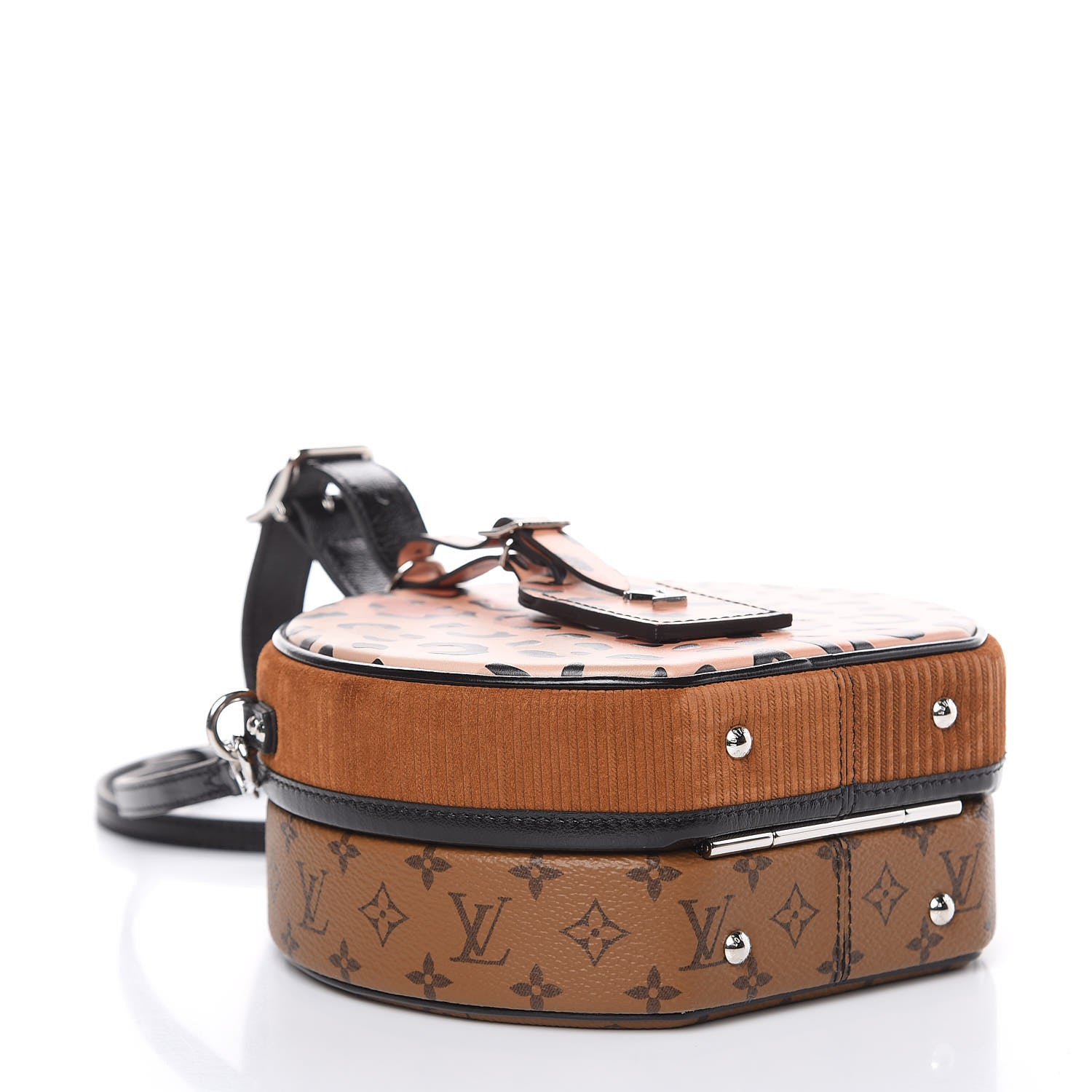 Louis Vuitton Reverse Monogram Leopard Petite Boite Chapeau 3 of 9