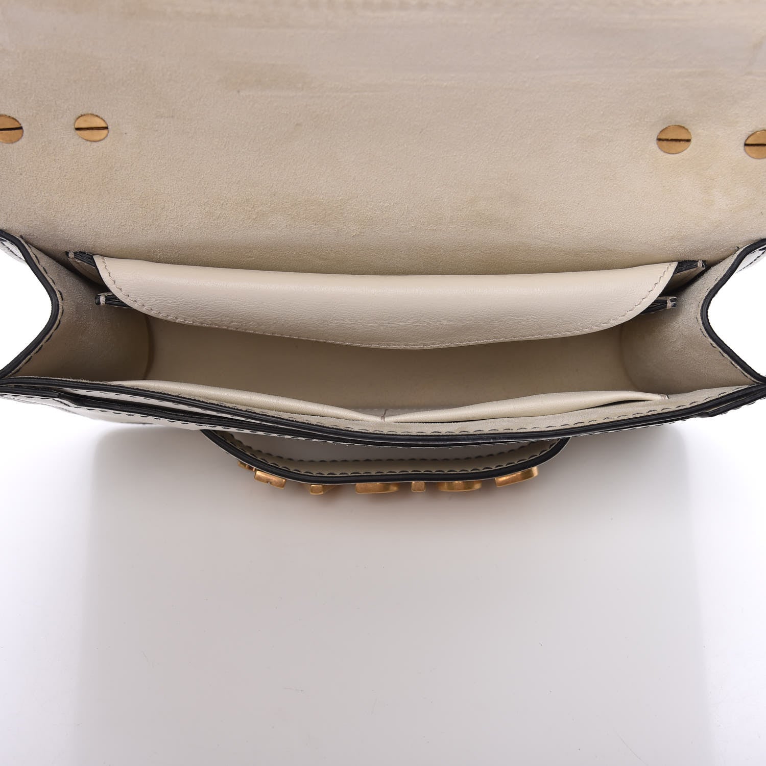 Christian Dior Calfskin J'Adior Chain Flap Bag Off White 5 of 11