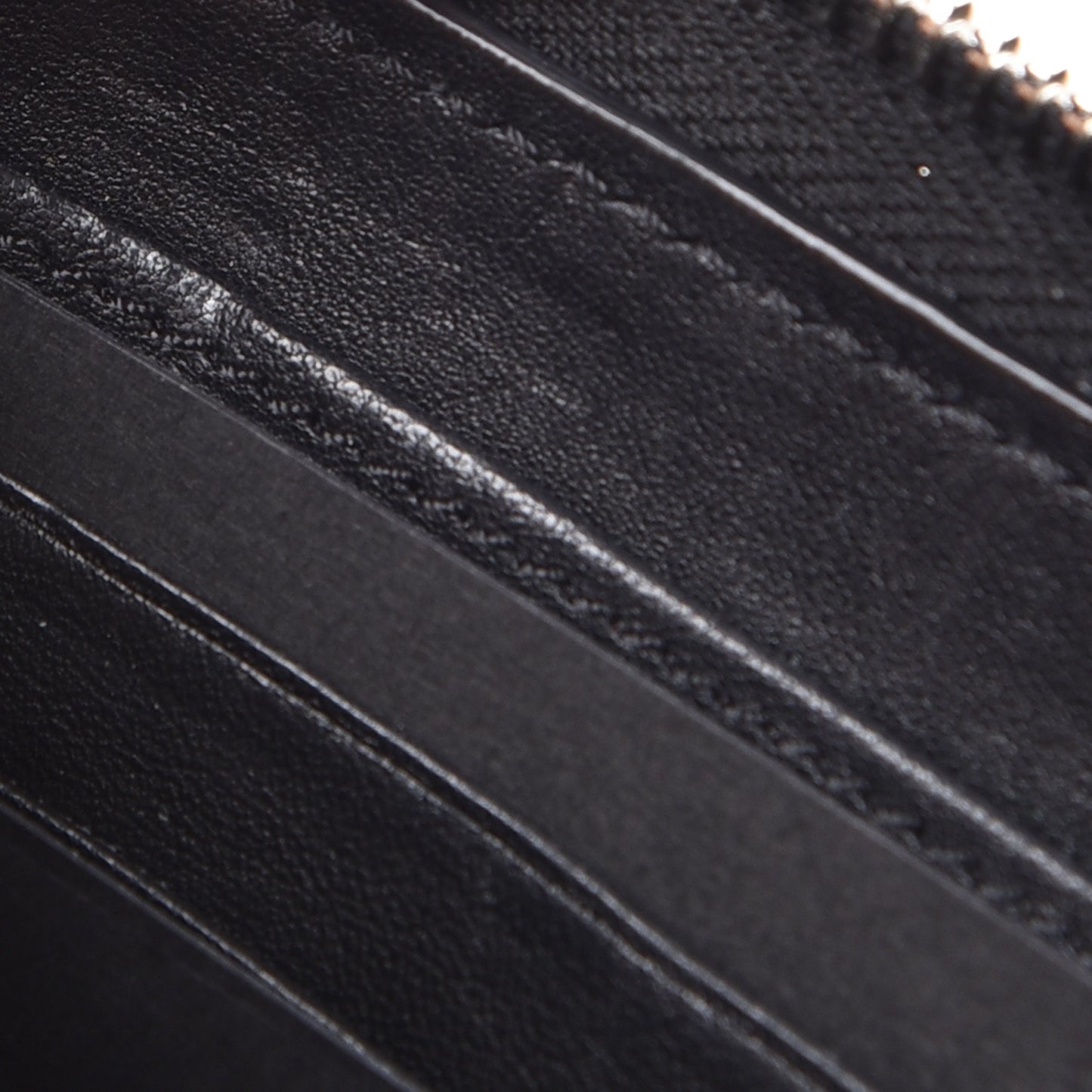Sugar Goatskin Pandora Zip Around Wallet Black