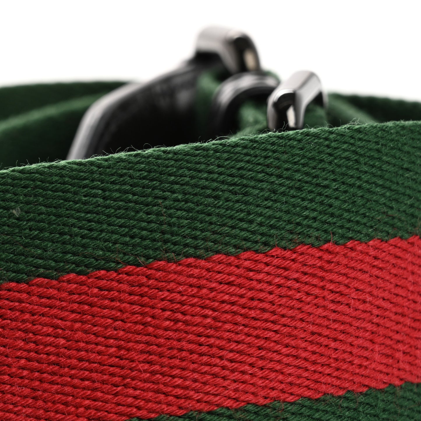 Canvas Web Shoulder Strap Green Red
