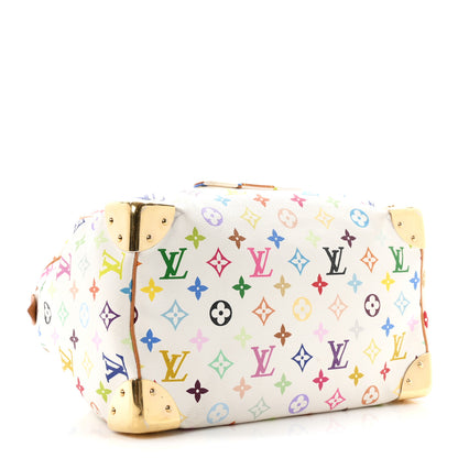 Louis Vuitton Monogram Multicolor Speedy 30 White 4 of 9