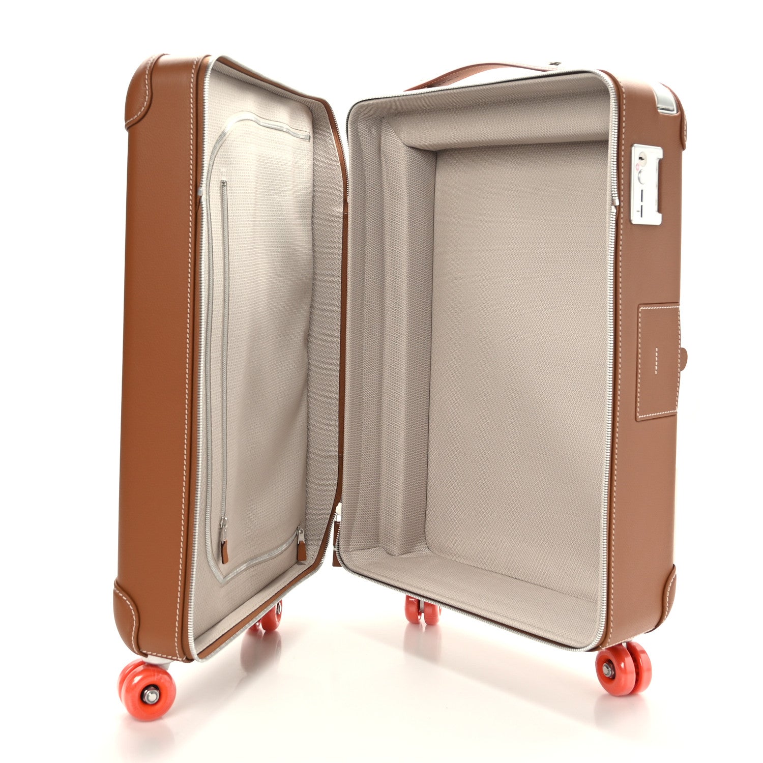 Hermes Canvas Taurillon Regate RMS Rolling Trolley Luggage Multicolor 4 of 8