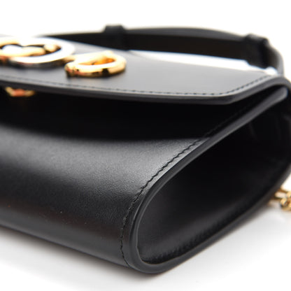Gucci Smooth Calfskin Mini Zumi Shoulder Bag Black 9 of 9