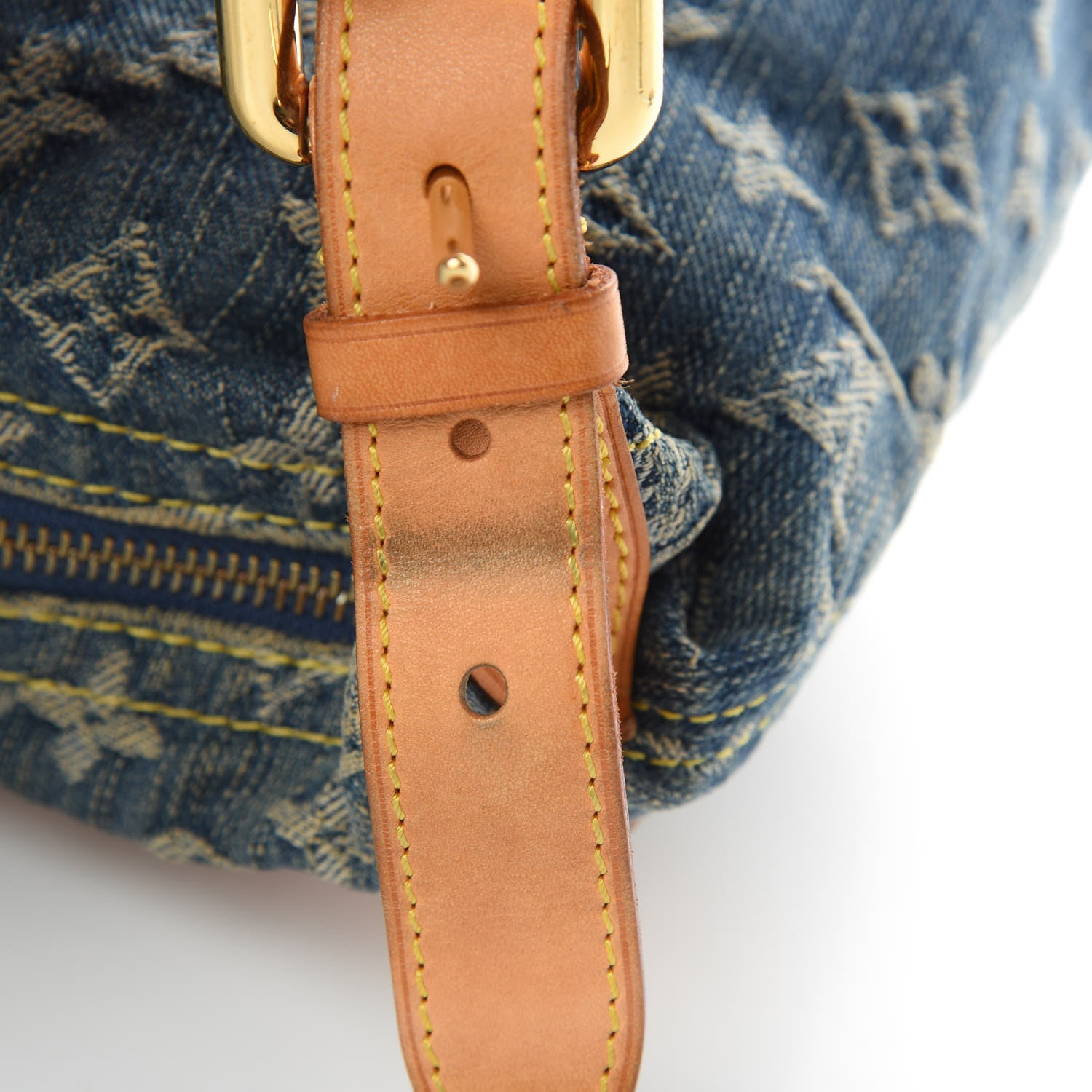 Louis Vuitton Monogram Denim Baggy PM Blue 15 of 17