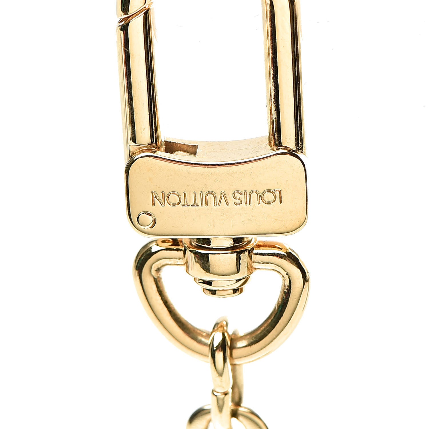 Louis Vuitton Pochette Extender Key Ring Gold 3 of 3
