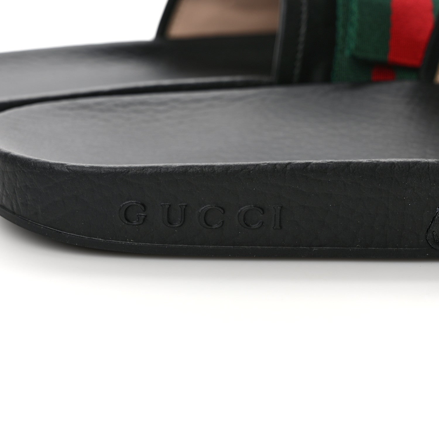 Gucci Satin Web Bow Slide Sandals 39 Black 7 of 8