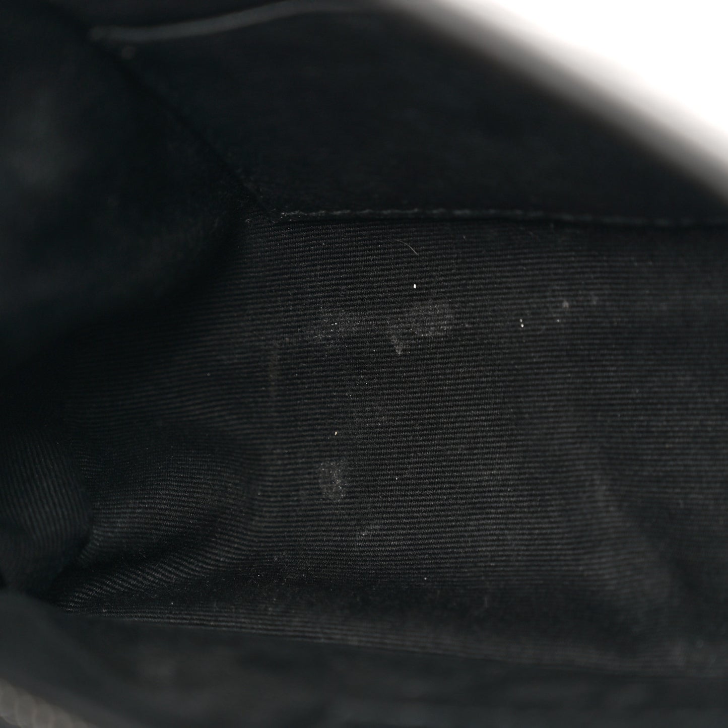 Crinkled Calfskin Matelasse Monogram Niki Chain Wallet Black