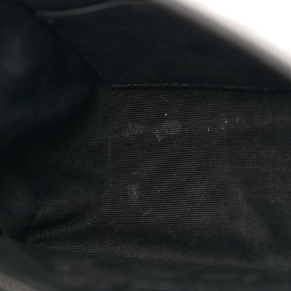 Saint Laurent Crinkled Calfskin Matelasse Monogram Niki Chain Wallet Black 10 of 13
