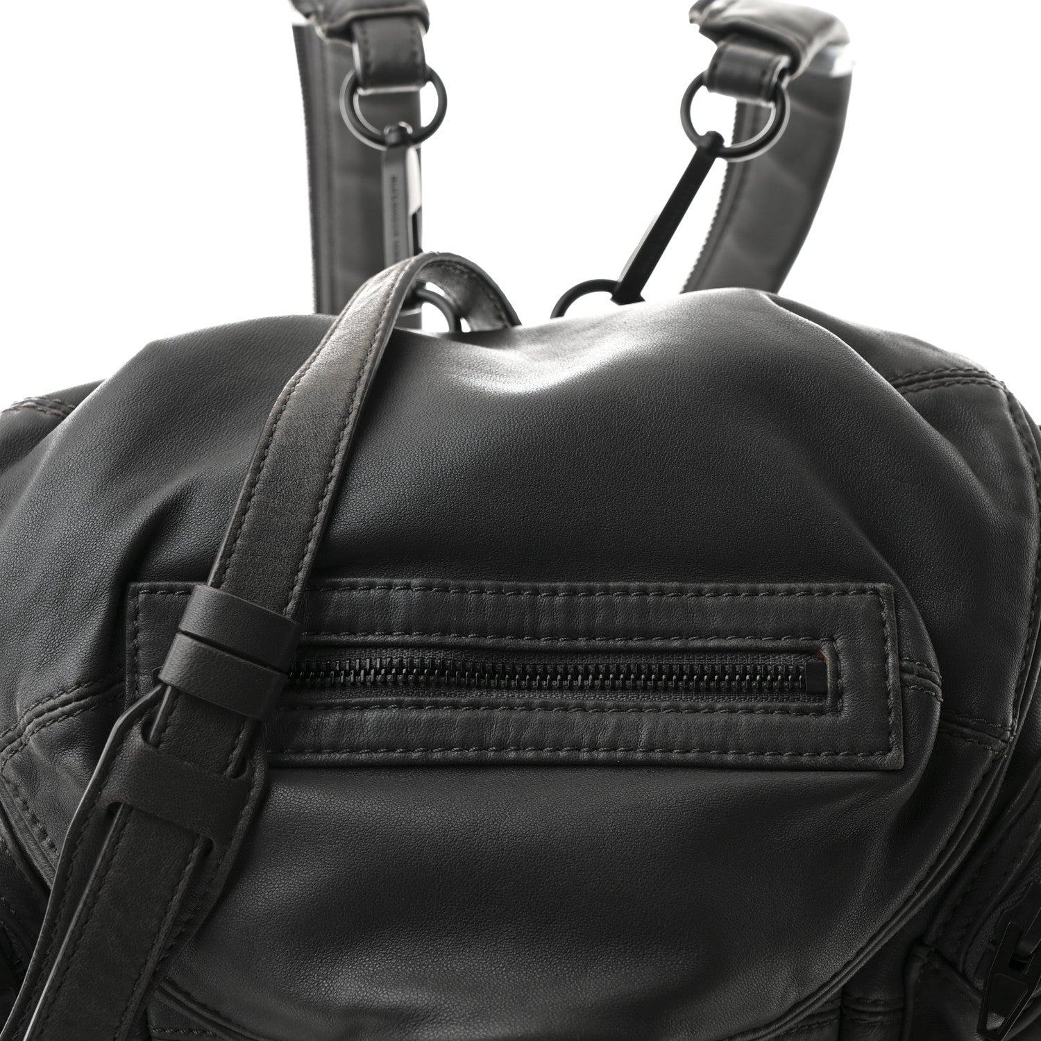 Alexander Wang Lambskin Backpack Bag Grey 6 of 11
