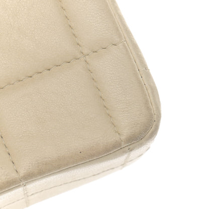 Chanel Lambskin East West Chocolate Bar Flap Ivory 11 of 17