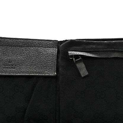 Gucci GG Monogram Double Pocket Belt Bag Black 8 of 10