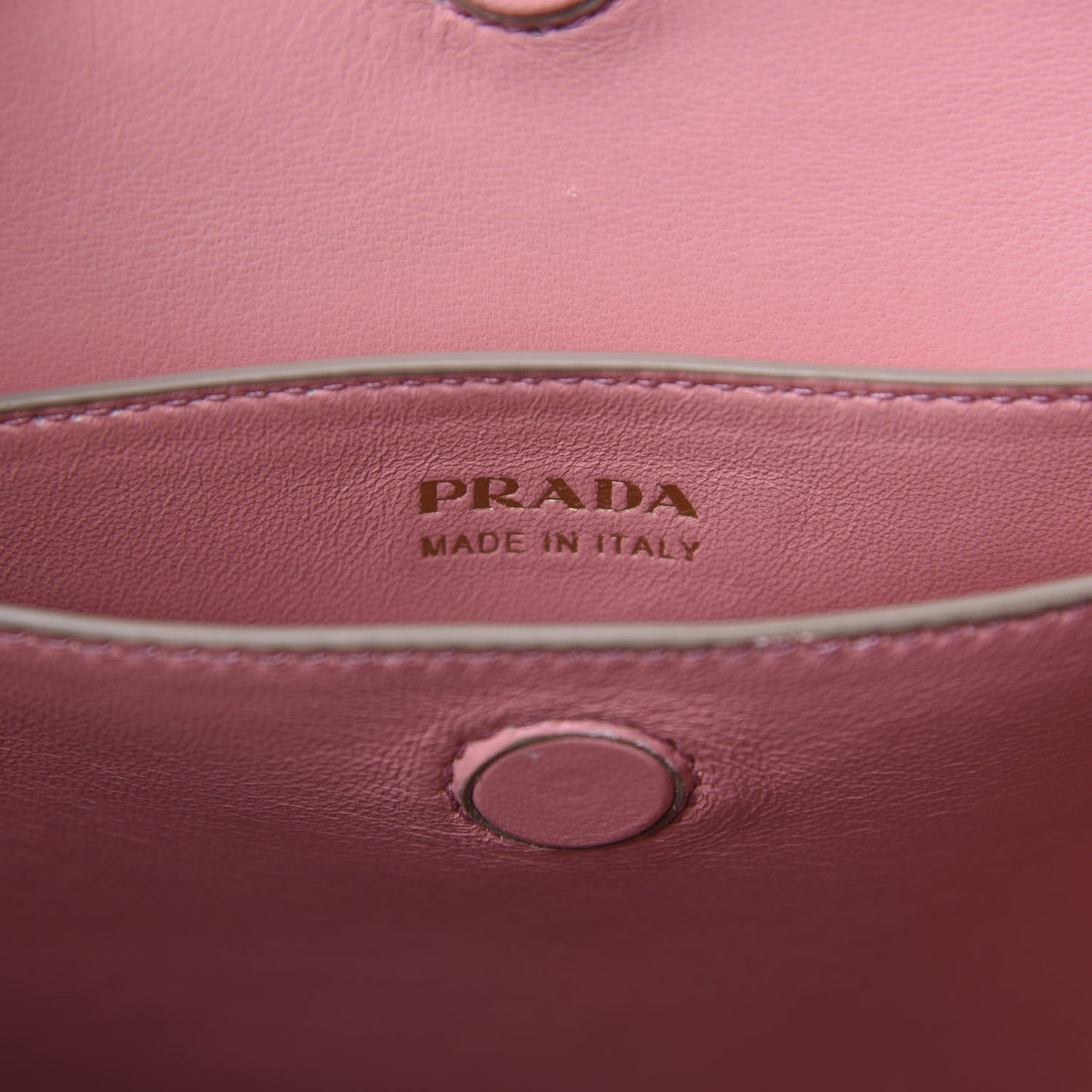 Saffiano Cuir Small Double Bag Cammeo Rosa