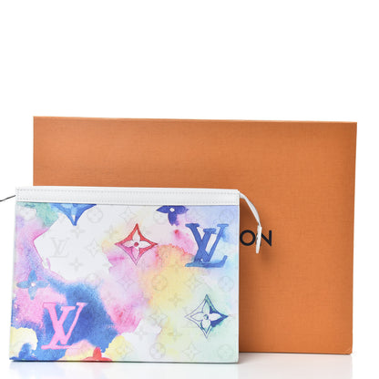 Louis Vuitton Monogram Watercolor Pochette Voyage MM Multicolor 10 of 10