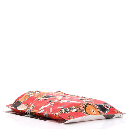 Hermes Silk Petit H Kachinas Shopping Bag 4 of 8