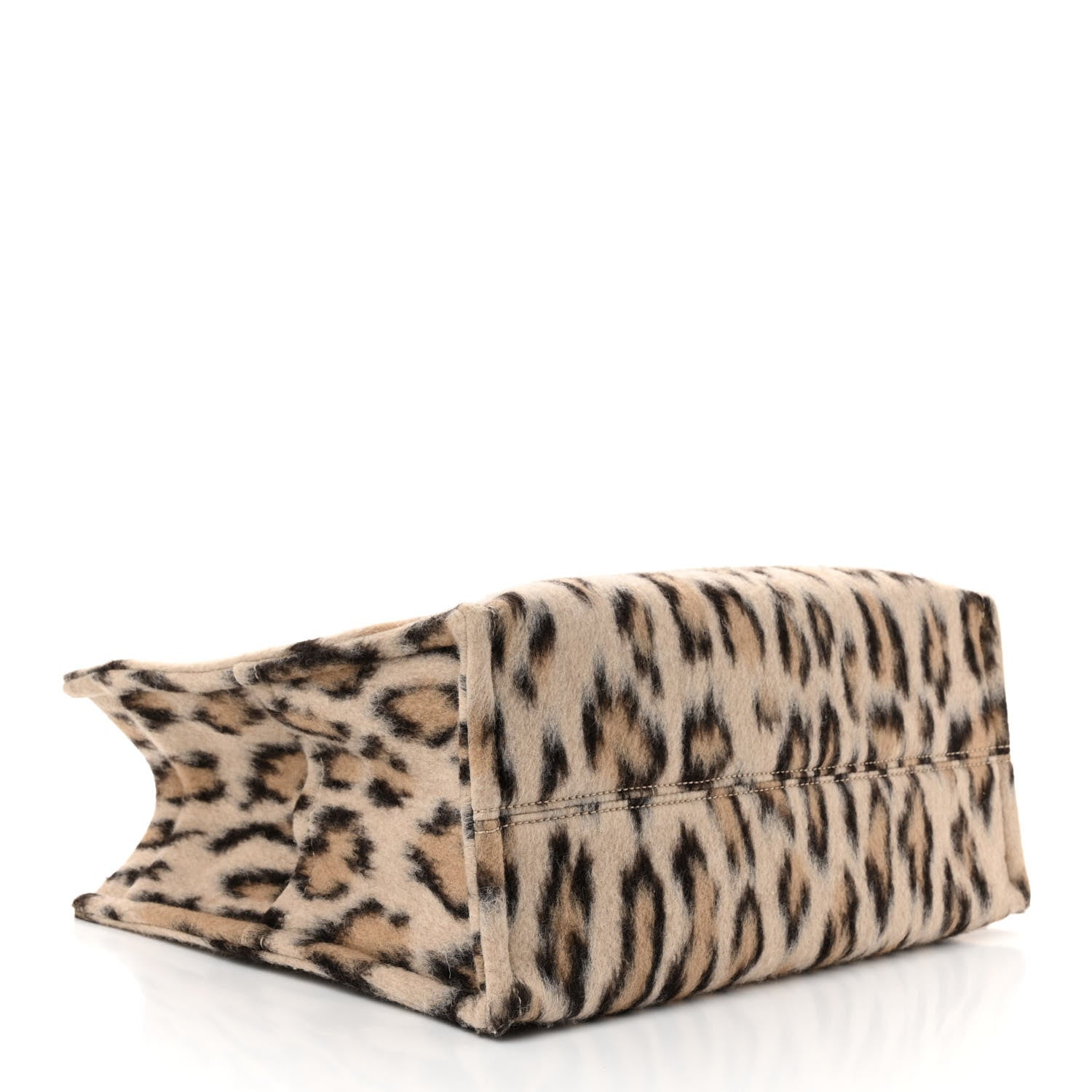 Celine Textile Canvas Triomphe Large Cabas Thais Leopard 4 of 10