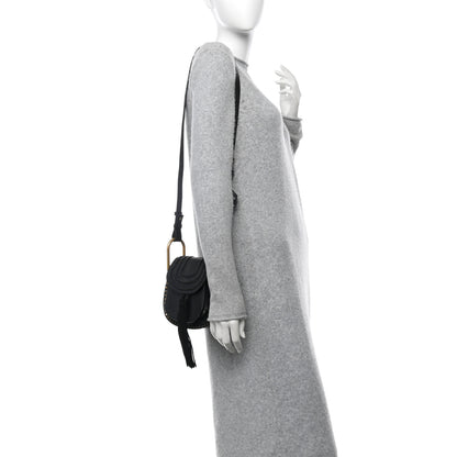 Chloe Calfskin Braided Mini Hudson Shoulder Bag Black 2 of 9