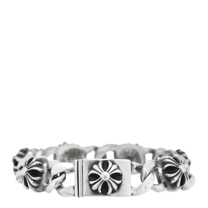 Chrome Hearts Sterling Silver Maltese Cross Link Bracelet 2 of 3