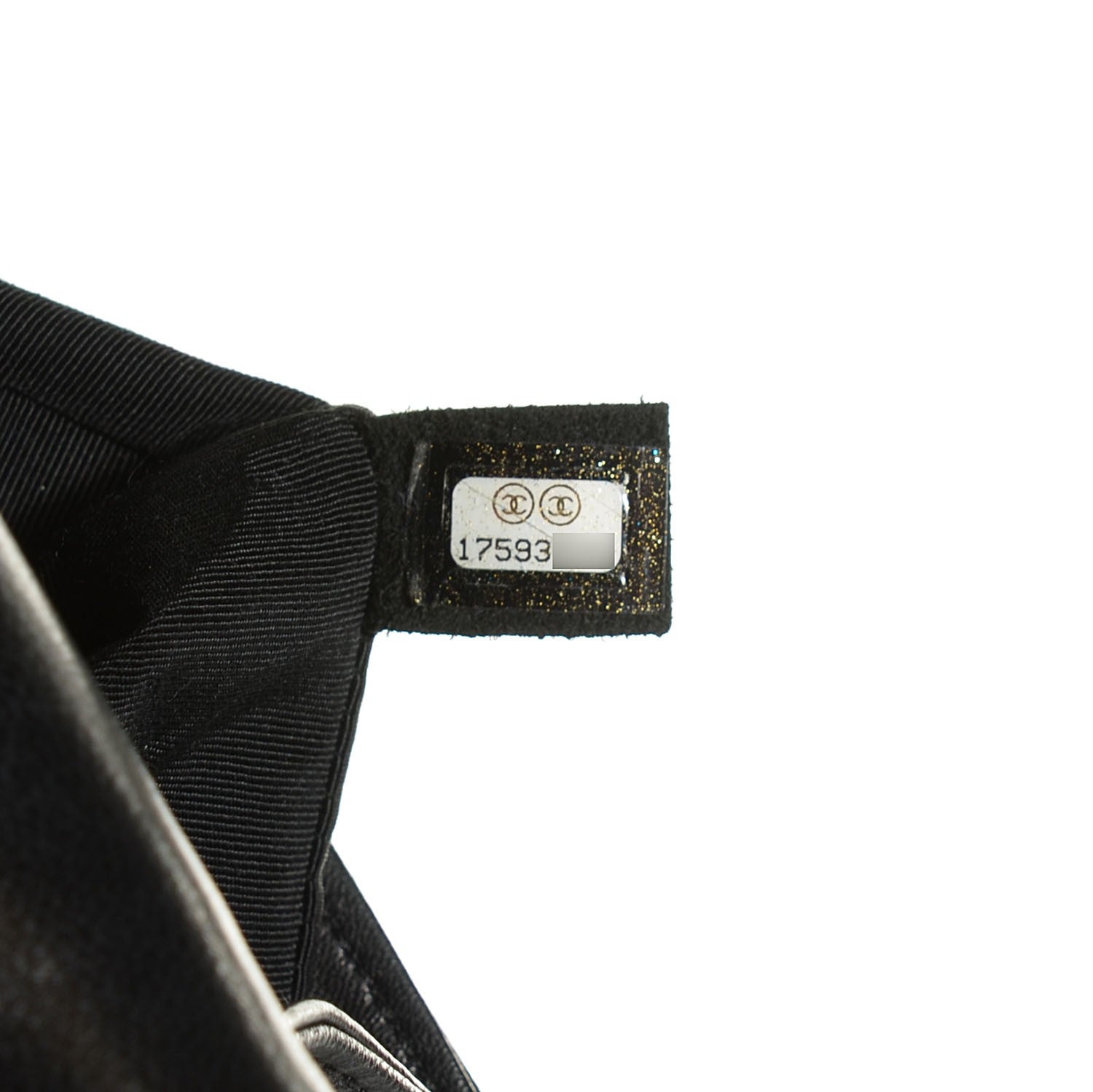 Chanel Lambskin Stitched Medium Boy Flap Black 8 of 8