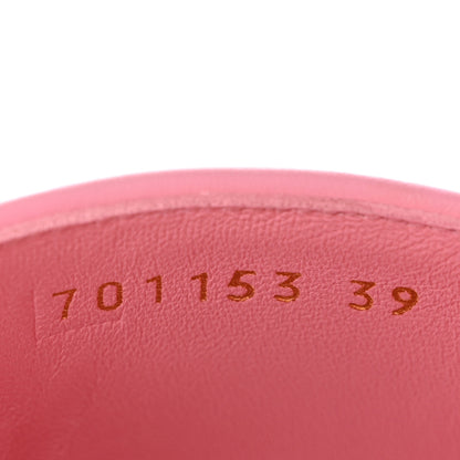 Gucci GG Supreme Monogram Granada Kid Angelina Platform 35mm Slingback Sandals 39 Cotton Candy Dark Cotton Candy Wild Rose 9 of 12
