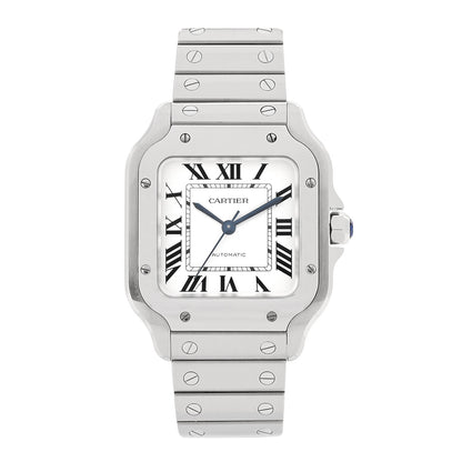 Cartier Stainless Steel 35mm Santos de Cartier Automatic Watch 1 of 5