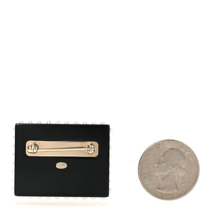 Chanel Resin Pearl CC La Pausa Brooch Multicolor 2 of 3