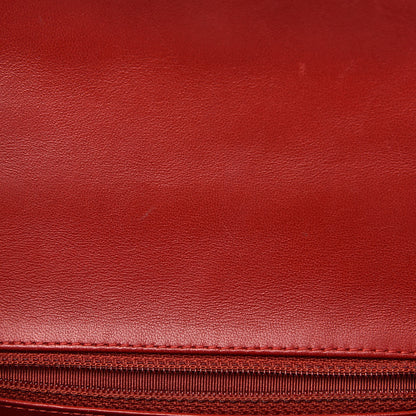 Chanel Lambskin Quilted Mini Square Flap Red 10 of 21
