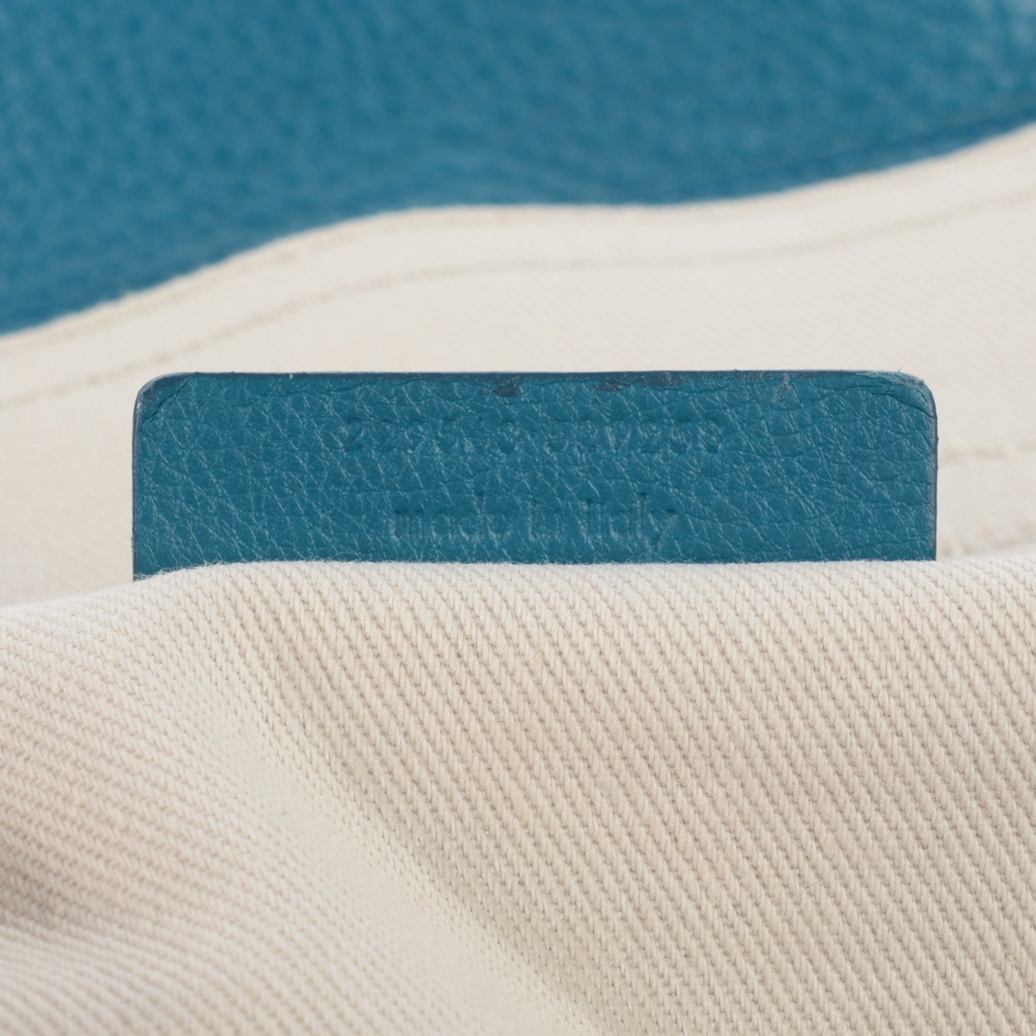 Saint Laurent Calfskin Canvas Medium Muse Two Turquoise 12 of 14