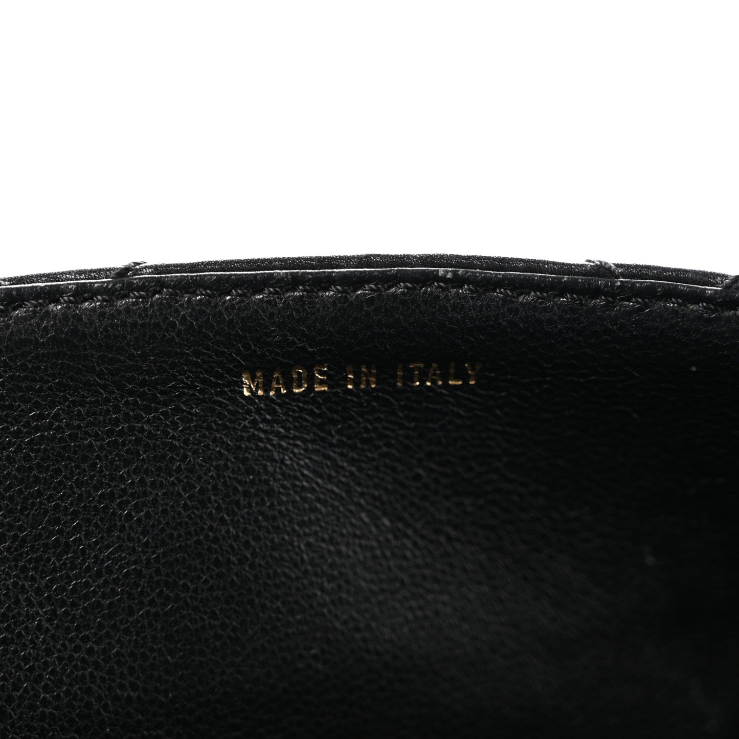 Lambskin Bekko Resin Medium Single Flap Black