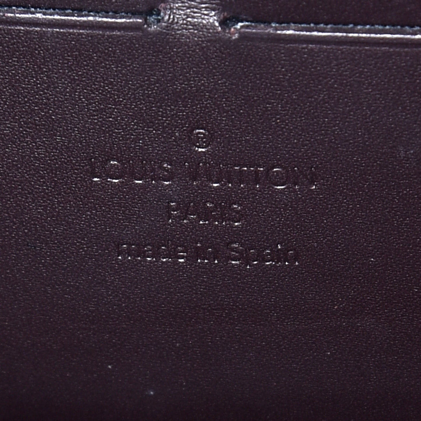 Vernis Zippy Wallet Amarante