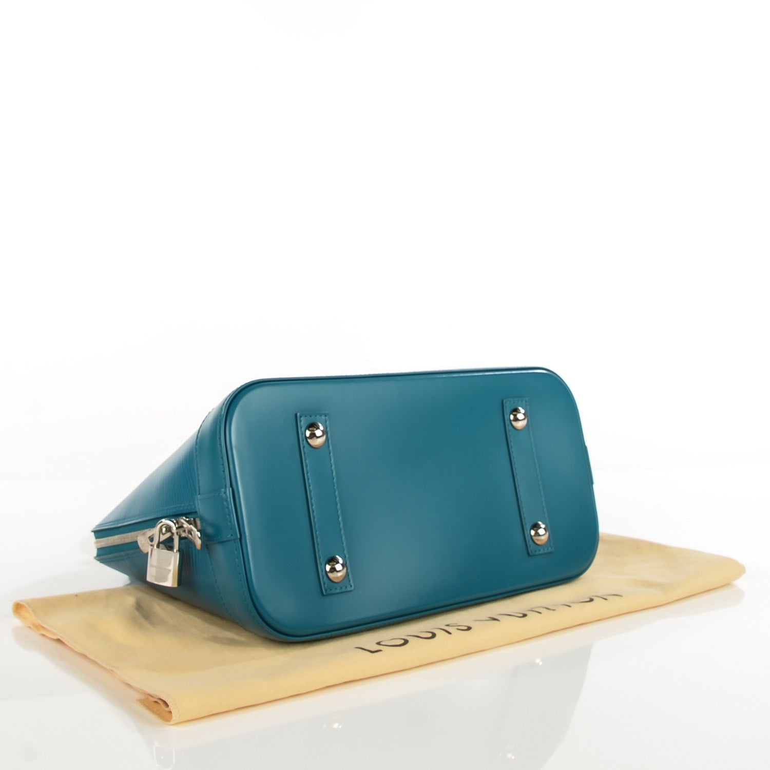 Louis Vuitton Epi Alma PM Cyan 4 of 7