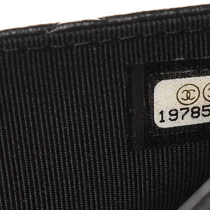 Chanel Lambskin Quilted Wallet On Chain WOC Black 8 of 10
