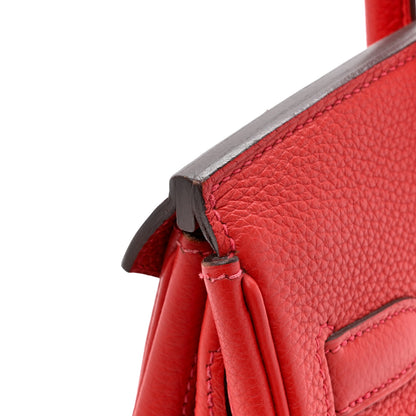 Hermes Togo BIRKIN 30 Rouge Casaque 21 of 21