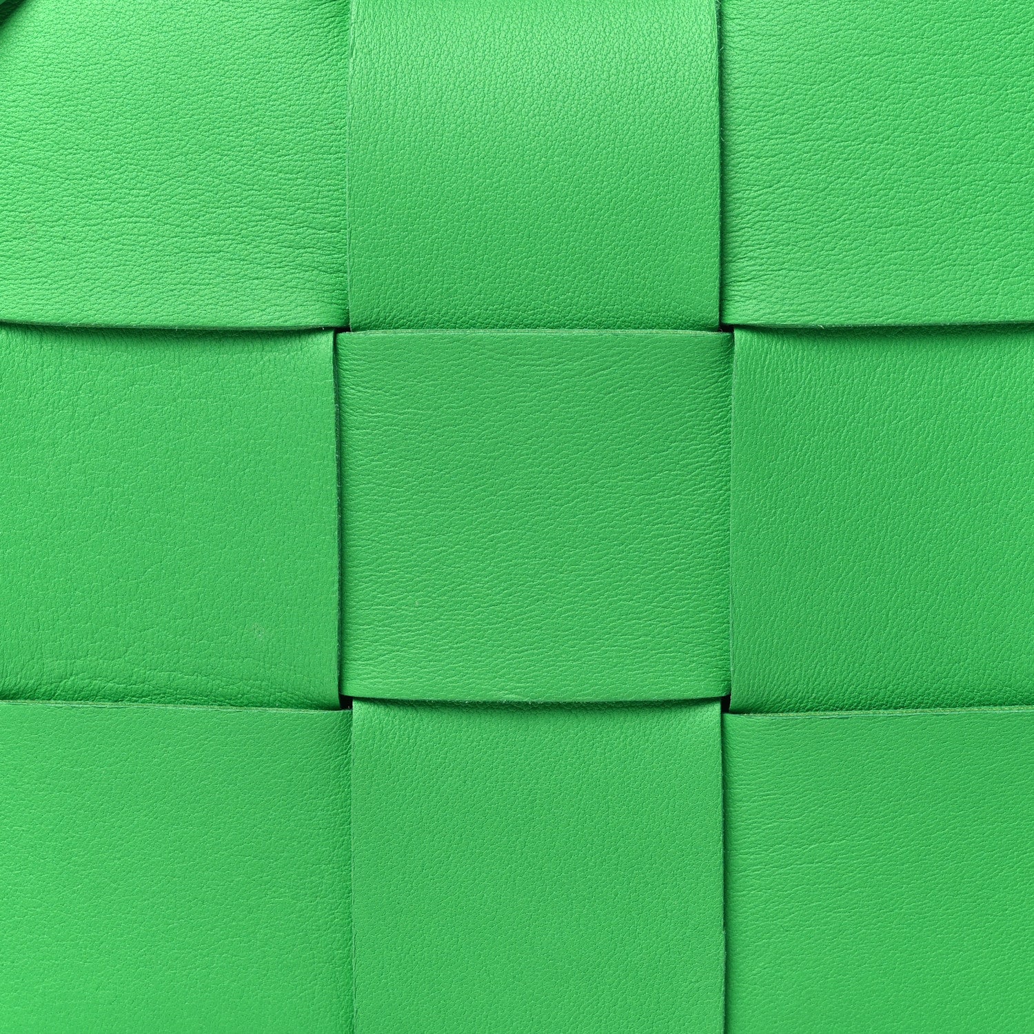 Bottega Veneta Lambskin Maxi Intrecciato Cassette Crossbody Bag Grass 7 of 9