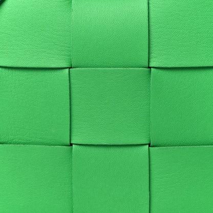 Bottega Veneta Lambskin Maxi Intrecciato Cassette Crossbody Bag Grass 7 of 9