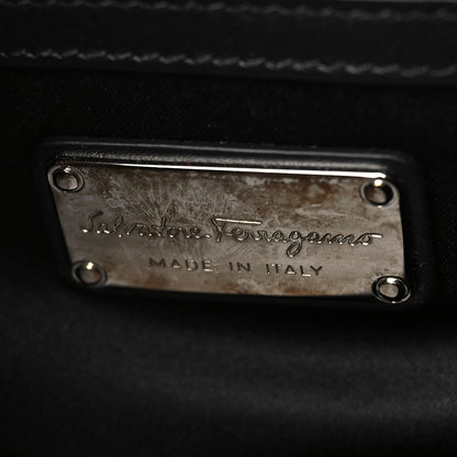 Salvatore Ferragamo Mink Clafskin Gancini Jam Backpack Black 5 of 5