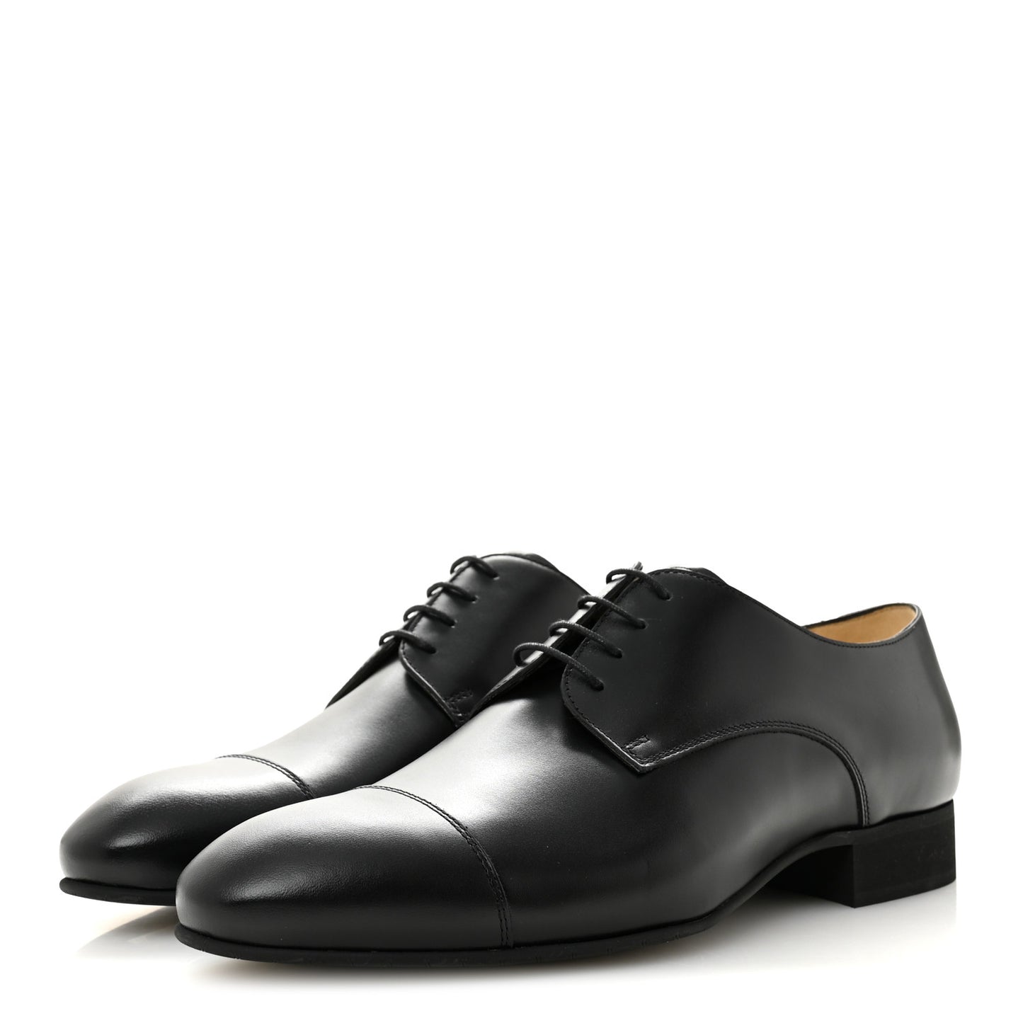 Smooth Calfskin Mens Loafers 45 Black