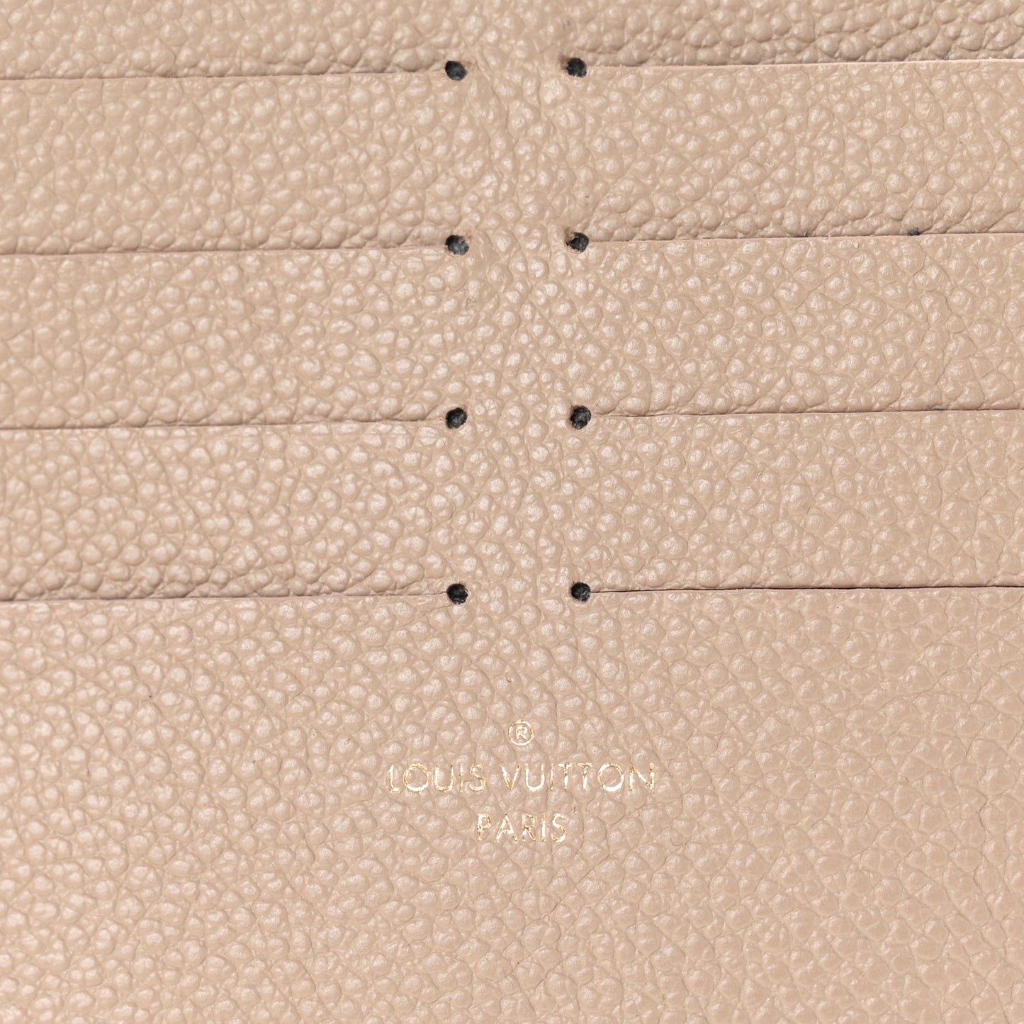 Calfskin Felicie Chain Wallet Card Holder Insert Tourterelle