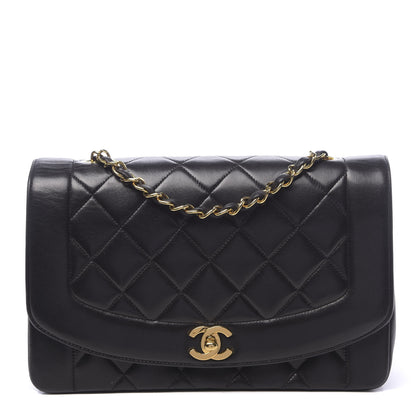 Chanel Lambskin Quilted Small Single Flap Black 1 of 10
